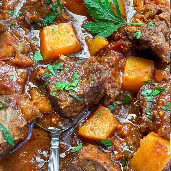 Stewed Beef Short Ribs by Leon Vermaak