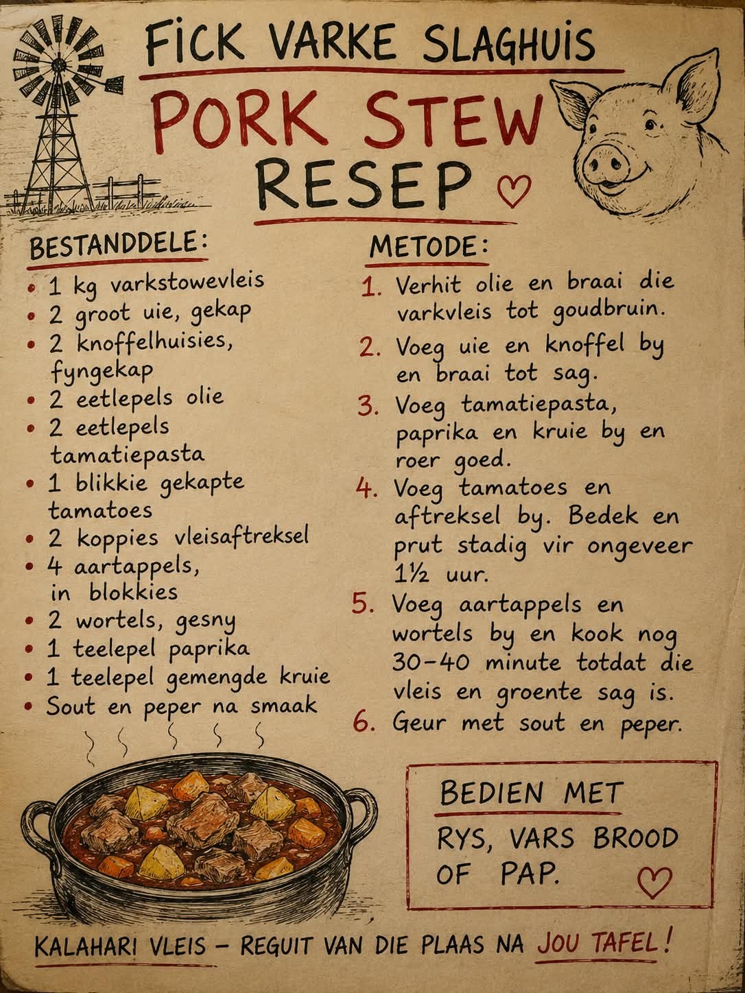 Pork Stew Recipe