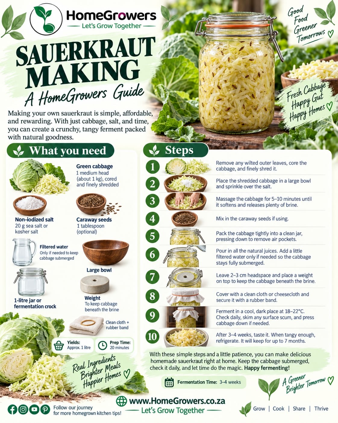 Sauerkraut Making