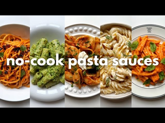 Easy No-Cook Pasta Dressing