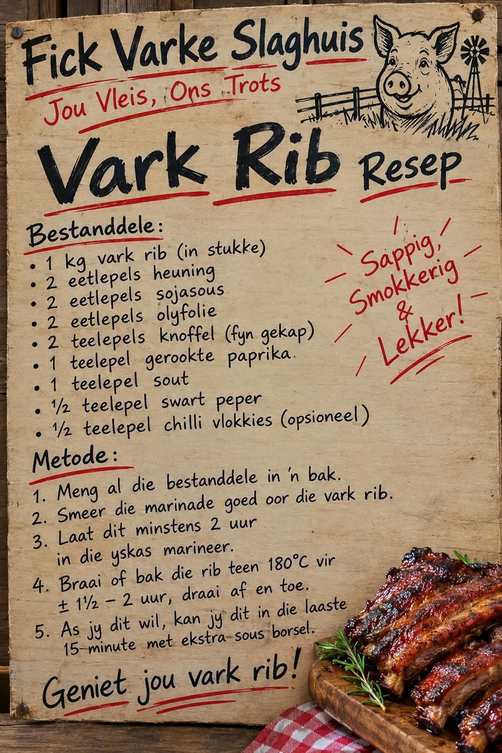 Pork Rib Recipe
